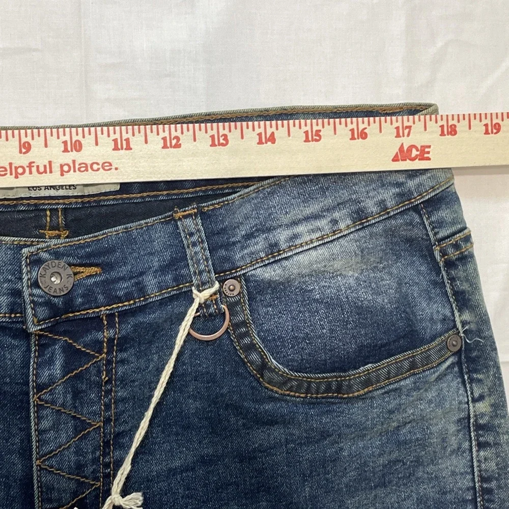 Kayden K Los Angeles Jeans‎ Tapered Ripped Faded 34x30
